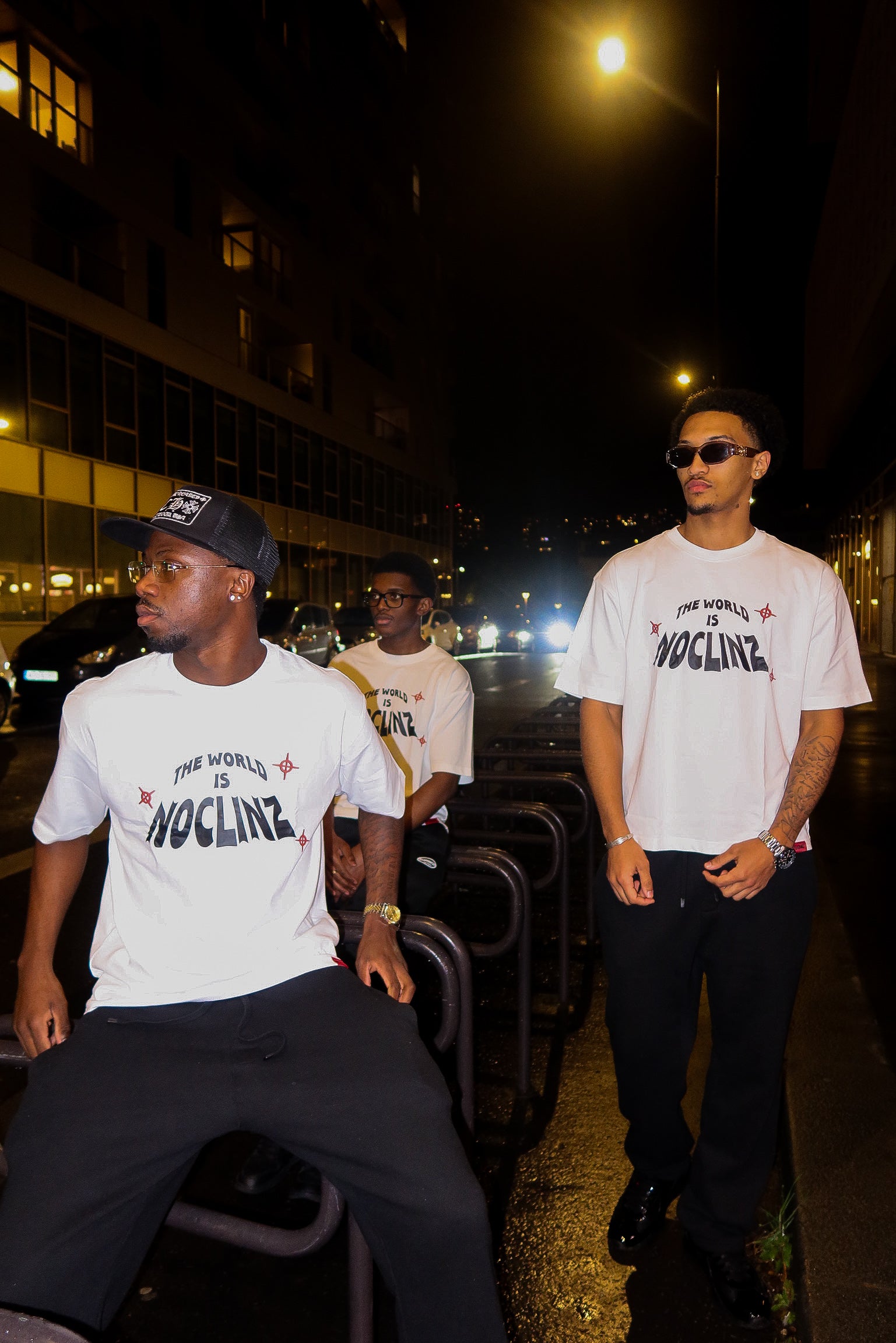 TWIN "The world is Noclinz" T-shirt Blanc