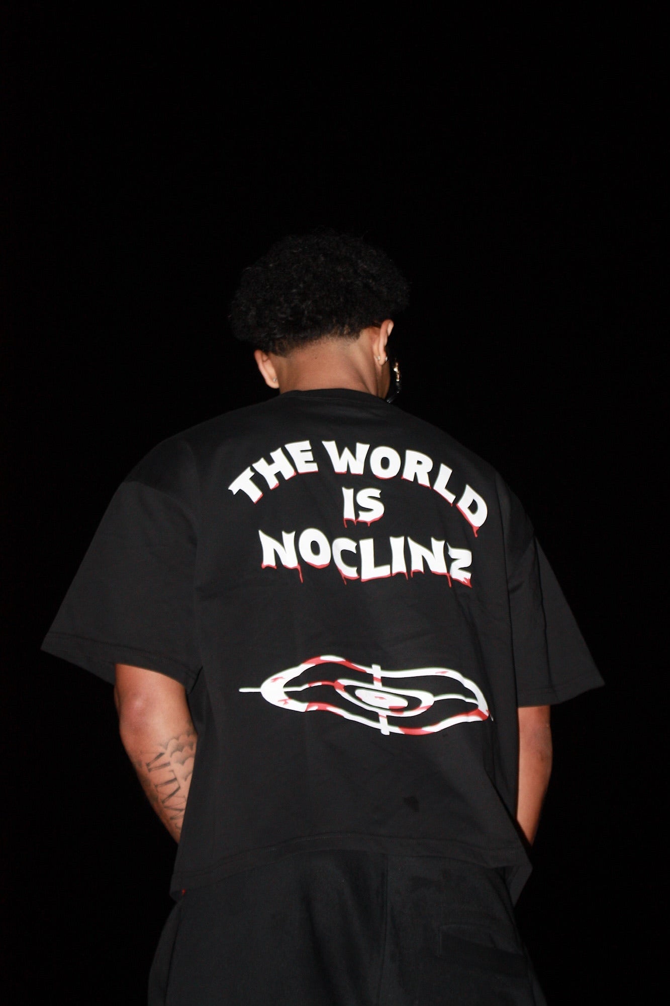 TWIN "The world is Noclinz" T-shirt Noir